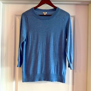 J Crew 100% Merino Wool Sweater, Size L